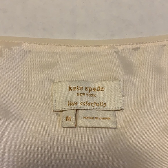 Kate Spade Cream Floral Blouse - Women’s Size Medium - Picture 5 of 6